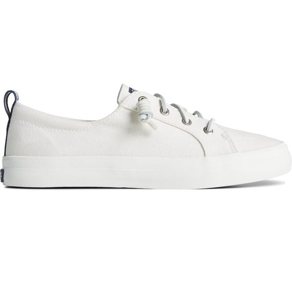 SPERRY WOMENS CREST VIBE LINEN SNEAKER, WHITE, 6.5 - Picture 6 of 6